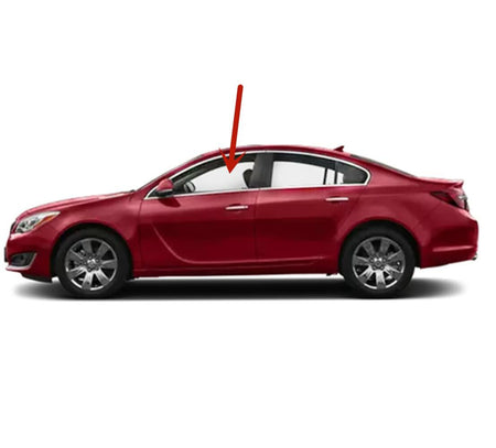 Driver Left Side Front Door Window Door Glass Compatible with Buick Regal 2011-2017 Models