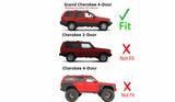 DD9557GTY Passenger Right Side Front Door Window Door Glass Compatible with Jeep Grand Cherokee 1999-2004 Models