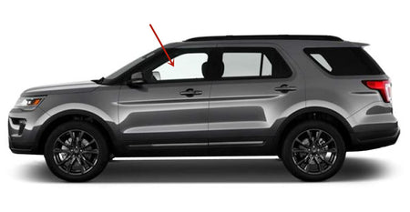 OE W/Logo Laminated Driver Left Side Front Door Window Door Glass Compatible with Ford Explorer 2011-2019 Models