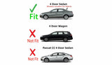 Heated Back Window Back Glass Compatible with Volkswagen Passat 4 Door Sedan 2006-2011 Models