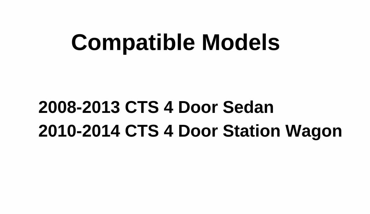 Driver Left Side Front Door Window Door Glass Compatible with Cadillac CTS 4 Door Sedan 2008-2013 Models/4 Door Wagon 2010-2014 Models