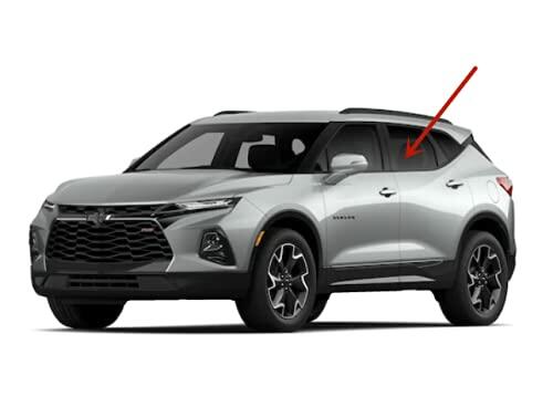 Privacy Driver Left Side Rear Door Window Door Glass Compatible with Chevrolet Blazer 2019-2026 Models (Not For Blazer EV)