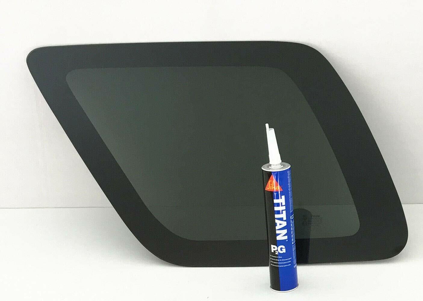 Driver Left Side Quarter Window Quarter Glass Compatible with Mercury Mariner/Mazda Tribute/Ford Escape 2008-2012 Models