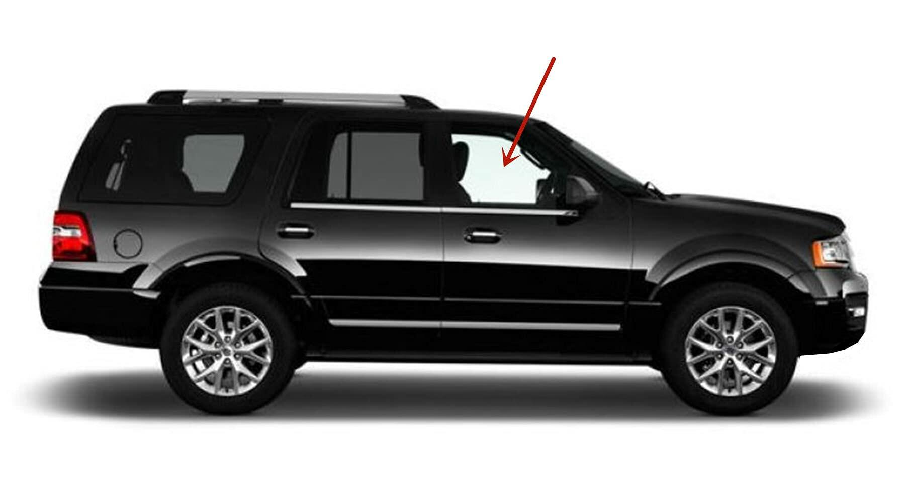 Laminated Passenger Right Side Front Door Window Door Glass Compatible with Ford Expedition/Lincoln Navigator 2015-2017 Models