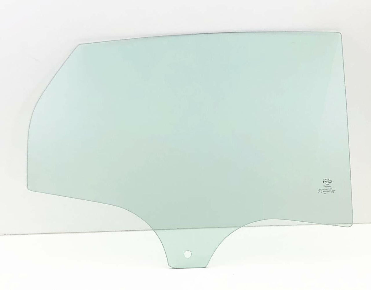 Passenger Right Side Rear Door Window Door Glass Compatible with Ford Focus 2012-2018 Models (Not For Focus Rally Sport)