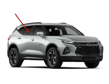 Privacy Passenger Right Side Rear Door Window Door Glass Compatible with Chevrolet Blazer 2019-2026 Models (Not For Blazer EV)