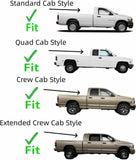 Manual Back Slider Window Glass Compatible with Dodge Ram Pickup 1500 2009-2018 & 1500Classic 2019-2024 & 2500 3500 2010-2026 & 3500Cab/Chs 4500 5500 2011-2026 Models