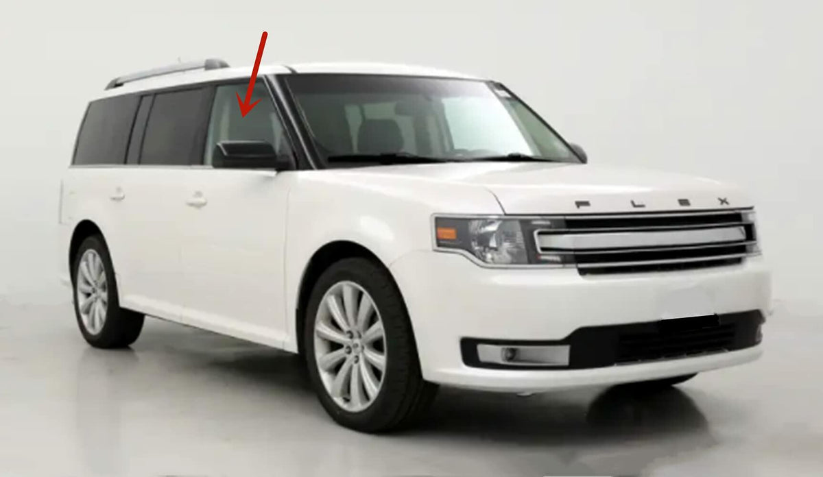 Laminated Passenger Right Side Front Door Window Door Glass Compatible with Ford Flex 2009-2019 Models
