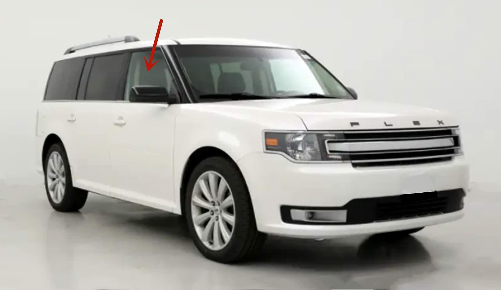 Laminated Passenger Right Side Front Door Window Door Glass Compatible with Ford Flex 2009-2019 Models