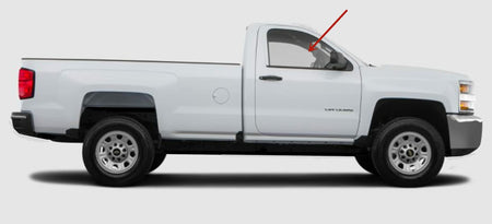 Passenger Right Side Door Window Door Glass Compatible with Chevrolet Silverado GMC Sierra 1500 2014-2018/2500 3500 2015-2019 2-Door Standard Cab Pickup Only (Not For 4-Door Models)