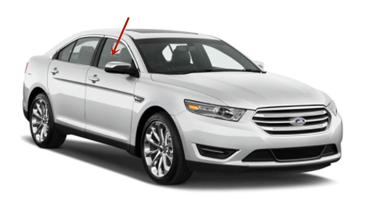 Tempered Passenger Right Side Front Door Window Door Glass Compatible with Ford Taurus 4 Door Sedan 2010-2019 Models