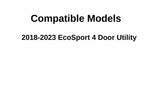 Driver Left Side Front Door Window Door Glass Compatible with Ford EcoSport 2018-2023 Models