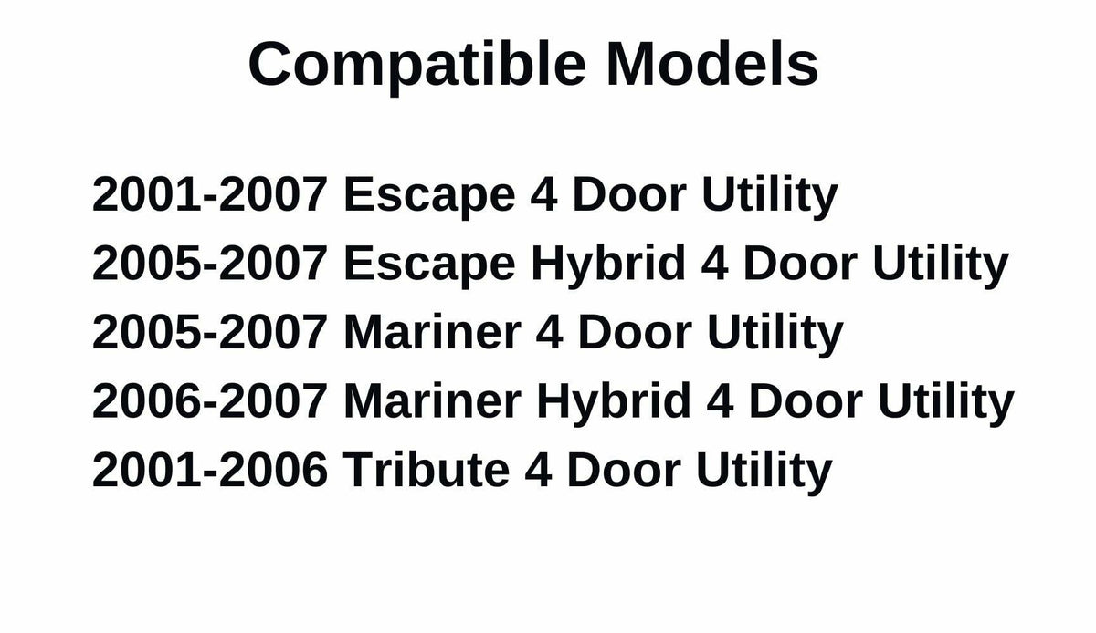 Driver Left Side Front Door Window Door Glass Compatible with Mazda Tribute 2001-2006 Models/Mercury Mariner 2005-2007 Models/Ford Escape 2001-2007 Models