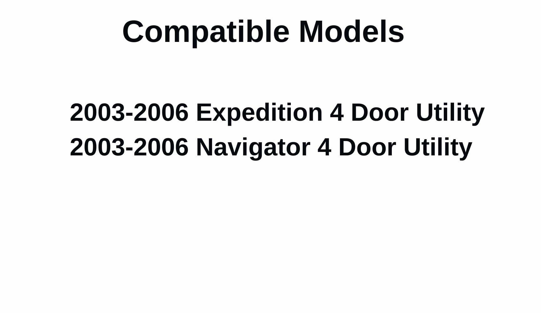 Passenger Right Side Rear Door Window Door Glass Compatible with Ford Expedition/Lincoln Navigator 2003-2006 Models