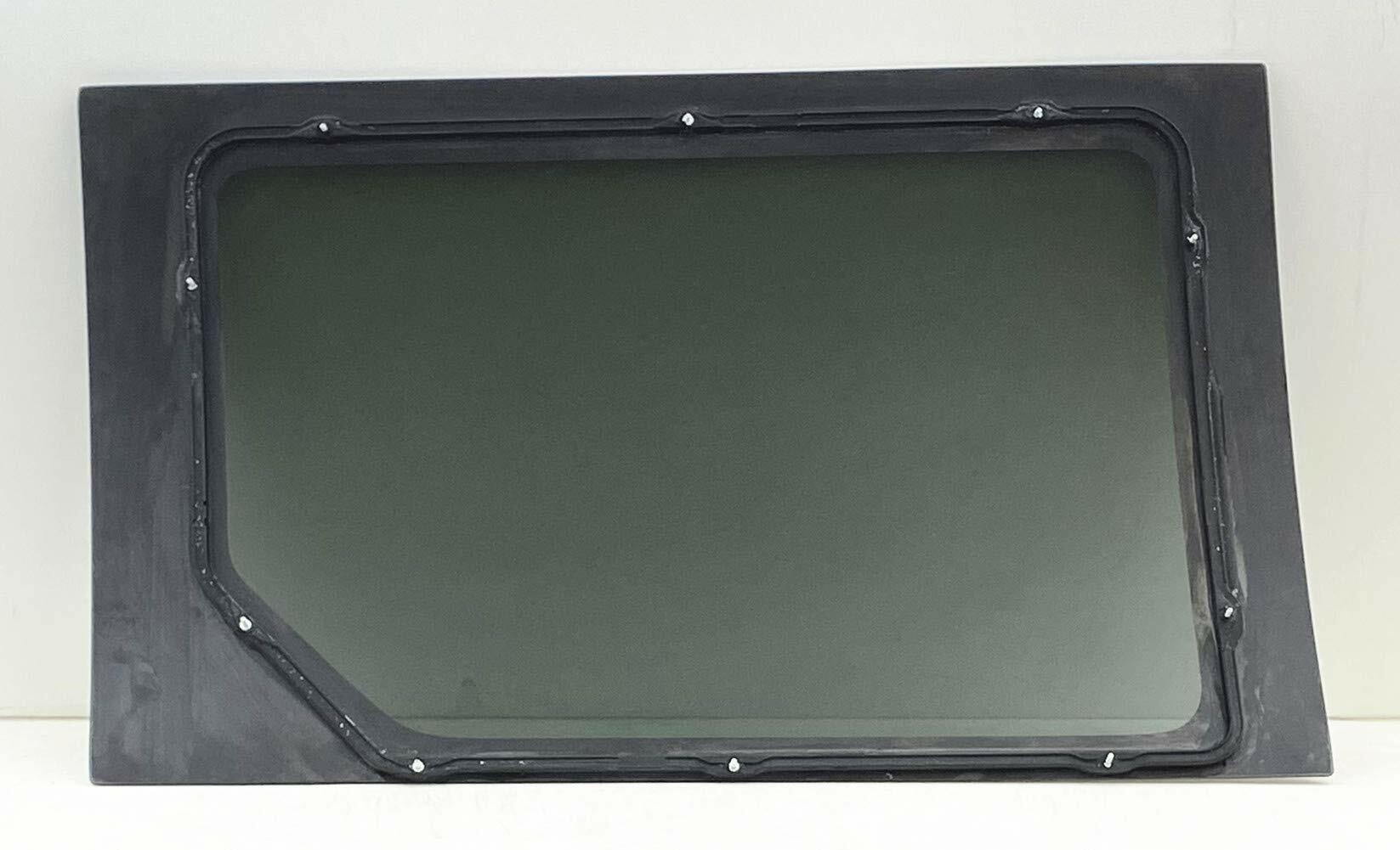 Driver Left Side Rear Sliding Door Window Door Glass Compatible with Chrysler Voyager Grand Voyager Town & Country / Dodge Caravan Grand Caravan / Plymouth Voyager Grand Voyager 1996-2000 Models