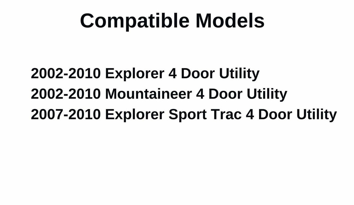 NAGD Passenger Right Side Front Door Window Glass Compatible with Ford Explorer/Mercury Mountaineer 2002-2010 4 Door Models/Ford Explorer Sport Trac 2007-2010 Models
