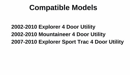 NAGD Passenger Right Side Front Door Window Glass Compatible with Ford Explorer/Mercury Mountaineer 2002-2010 4 Door Models/Ford Explorer Sport Trac 2007-2010 Models