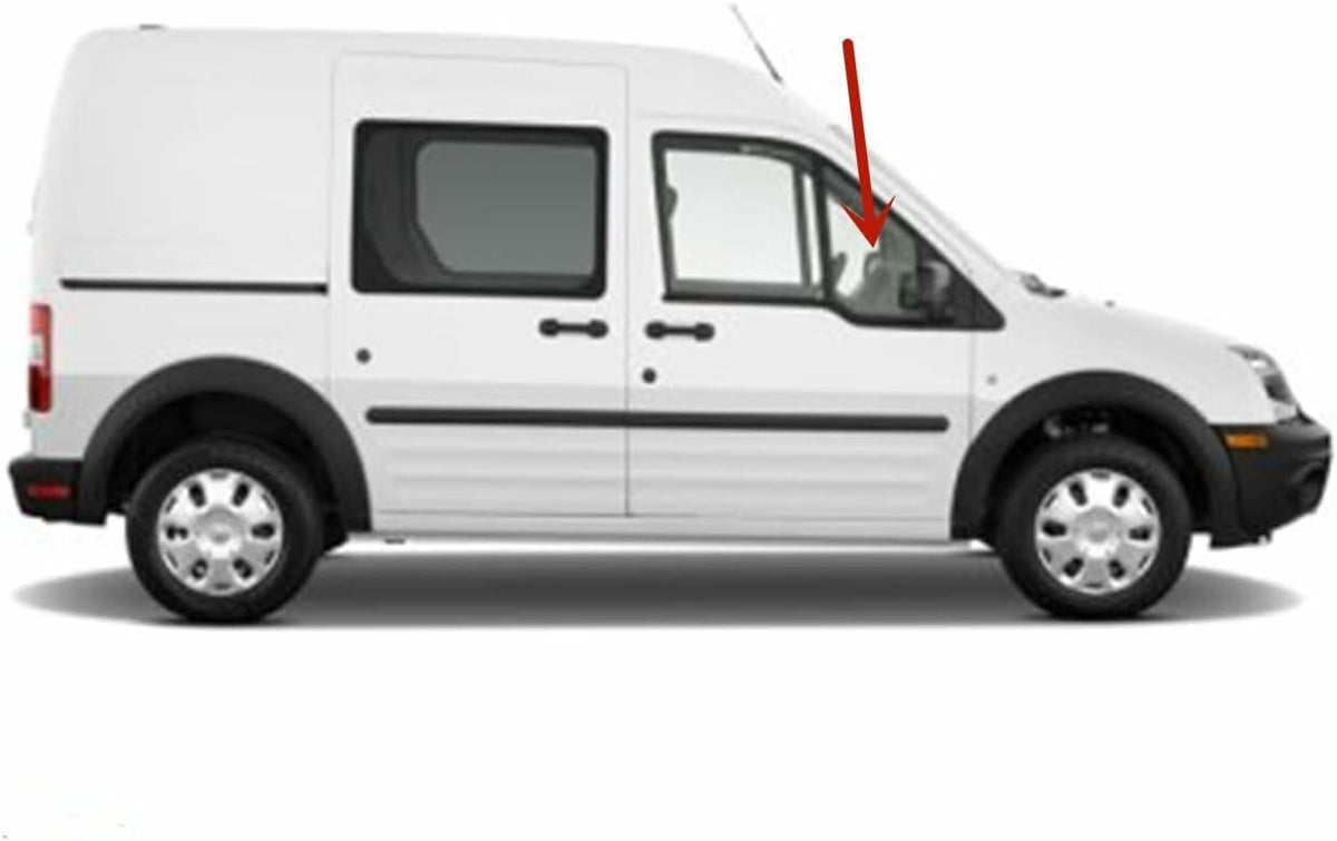 OEM Passenger Right Side Front Vent Window Vent Glass Compatible with Ford Transit Connect Van 2010-2013 Models