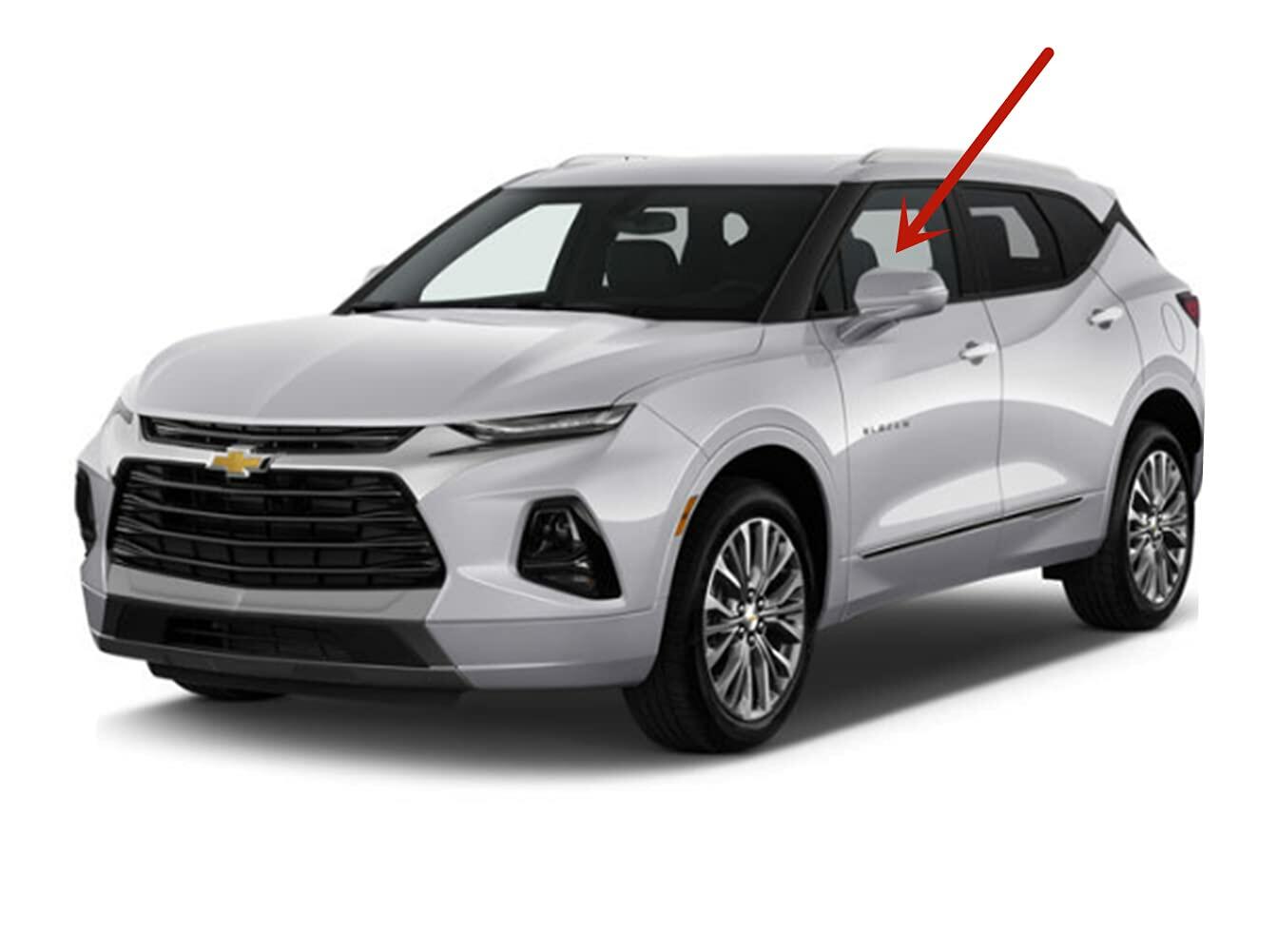 Driver Left Side Front Door Window Door Glass Compatible with Chevrolet Blazer 2019-2026 Models (Not For Blazer EV)