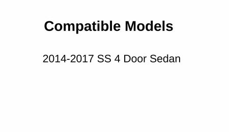 Passenger Right Side Rear Door Window Door Glass Compatible with Chevrolet SS 2014-2017 US Models Only