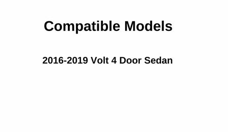 Tempered Passenger Right Side Front Door Window Door Glass Compatible with Chevrolet Volt 2016-2019 Models