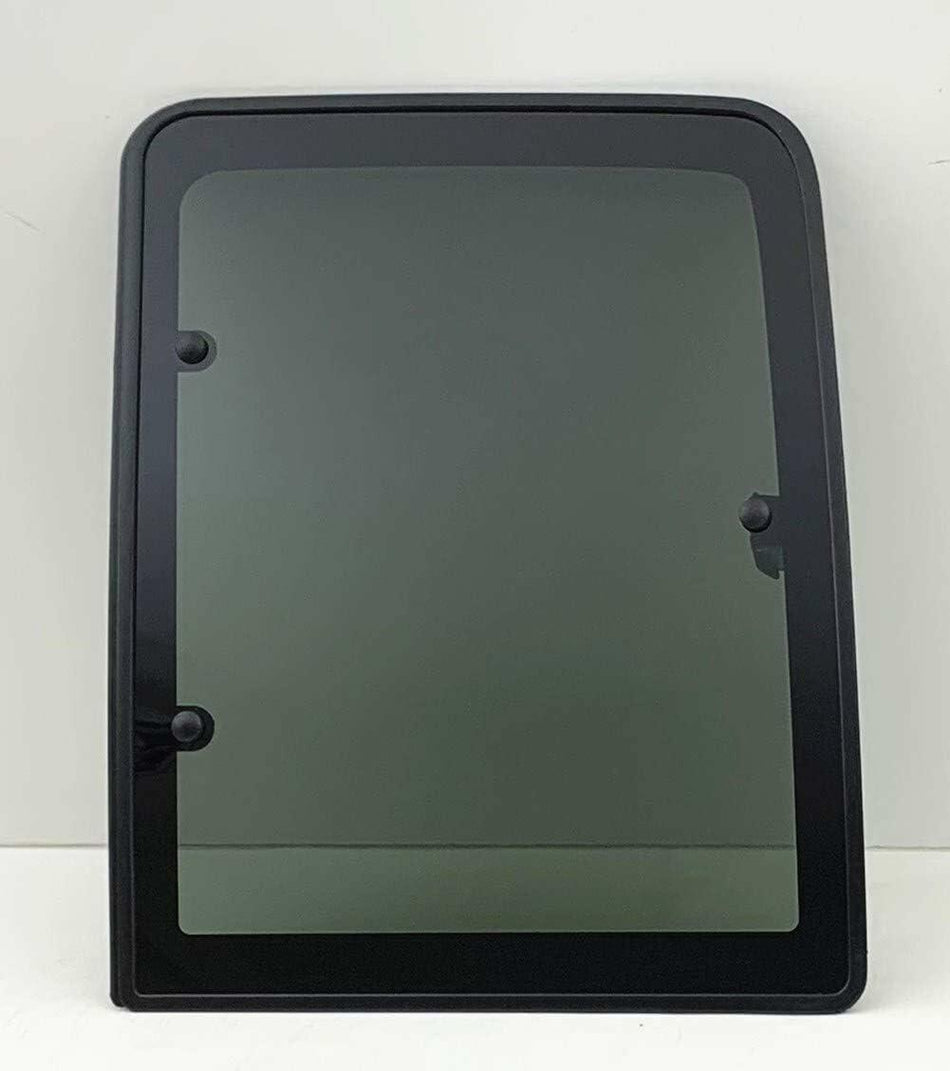 Movable Style Driver Left Side Quarter Window Glass With Frame & Latch Compatible with Chevrolet/GMC Pickup C1500 K1500 1988-1999 / C2500 K2500 C3500 K3500 1988-2000 2-Door Extended Cab Models