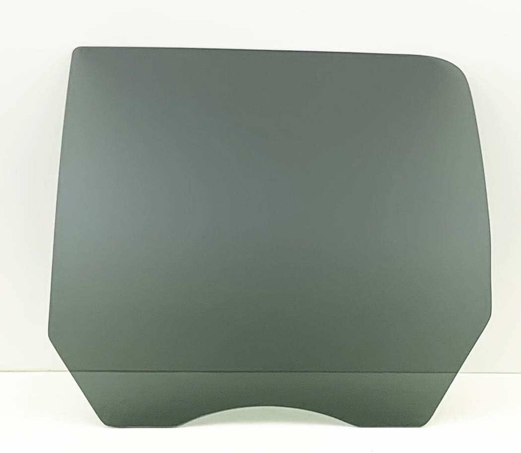 Driver Left Side Rear Door Window Door Glass Compatible with Ford F150 Pickup 4 Door Crew Cab 2009-2014 Models