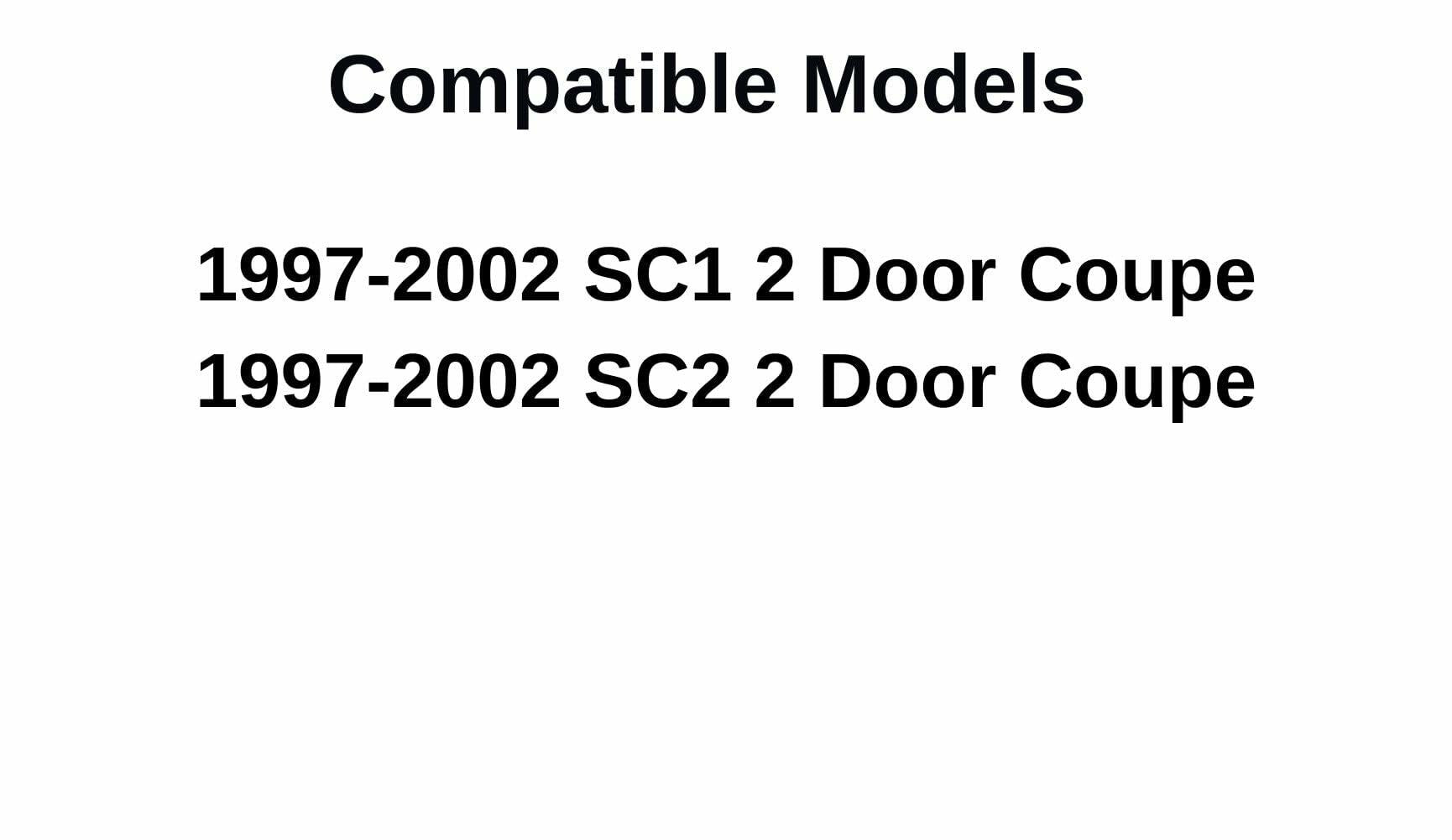 Driver Left Side Door Window Door Glass Compatible with Saturn SC1 SC2 2 Door Coupe 1997-2002 Models