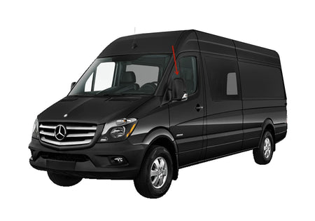 Driver Left Side Front Vent Window Vent Glass Compatible with Dodge Sprinter/Mercedes-Benz Sprinter/Freightliner Sprinter 2007-2018 Models