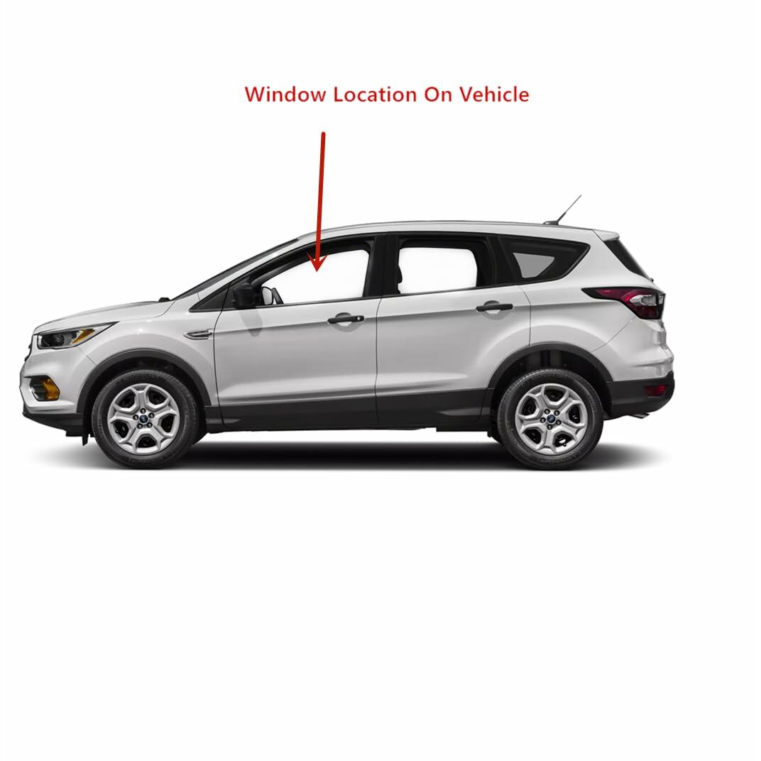 Laminated Driver Left Side Front Door Window Door Glass Compatible with Ford Escape 2015-2019 Models