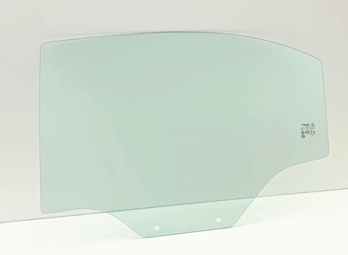 Driver Left Side Rear Door Window Door Glass Compatible with Chevrolet Aveo 4 Door Sedan 2007-2011 Models/Pontiac G3 4 Door Sedan 2006-2009 Models