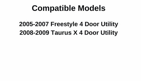Privacy Passenger Right Side Rear Door Window Door Glass Compatible with Ford Freestyle 2005-2007 Models/Ford Taurus X 2008-2009 Models