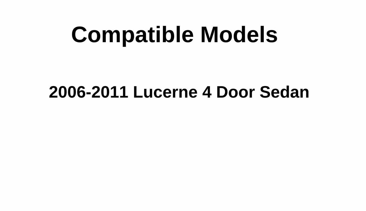 Laminated Passenger Right Side Rear Door Window Door Glass Compatible with Buick Lucerne 2006-2011 Models