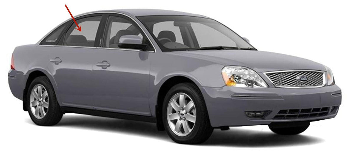 Passenger Right Side Rear Door Window Door Glass Compatible with Ford Five Hundred 2005-2007 & Taurus 2008-2009/Mercury Montego 2005-2007 & Sable 2008-2009 4 Door Sedan Models