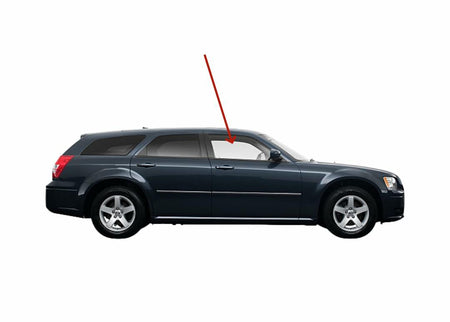 Passenger Right Side Front Door Window Door Glass Compatible with Chrysler 300 2005-2010 Models/Dodge Magnum 2005-2008 Models