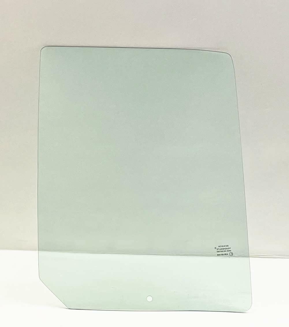 With Bottom Hole Style Clear Tempered Passenger Right Side Rear Door Window Door Glass Compatible with Jeep Liberty 2006-2007 Models