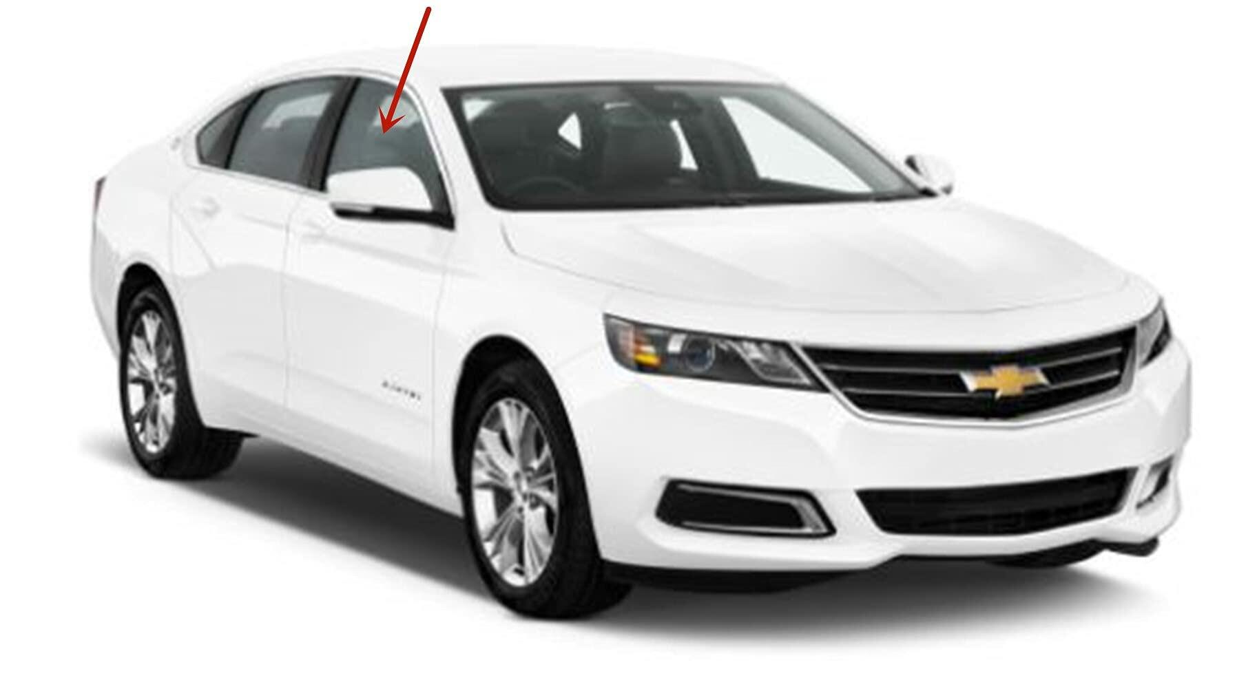 Passenger Right Side Front Door Window Door Glass Compatible with Chevrolet Impala 2006-2013 Models / Impala Limited 2014-2016 Models