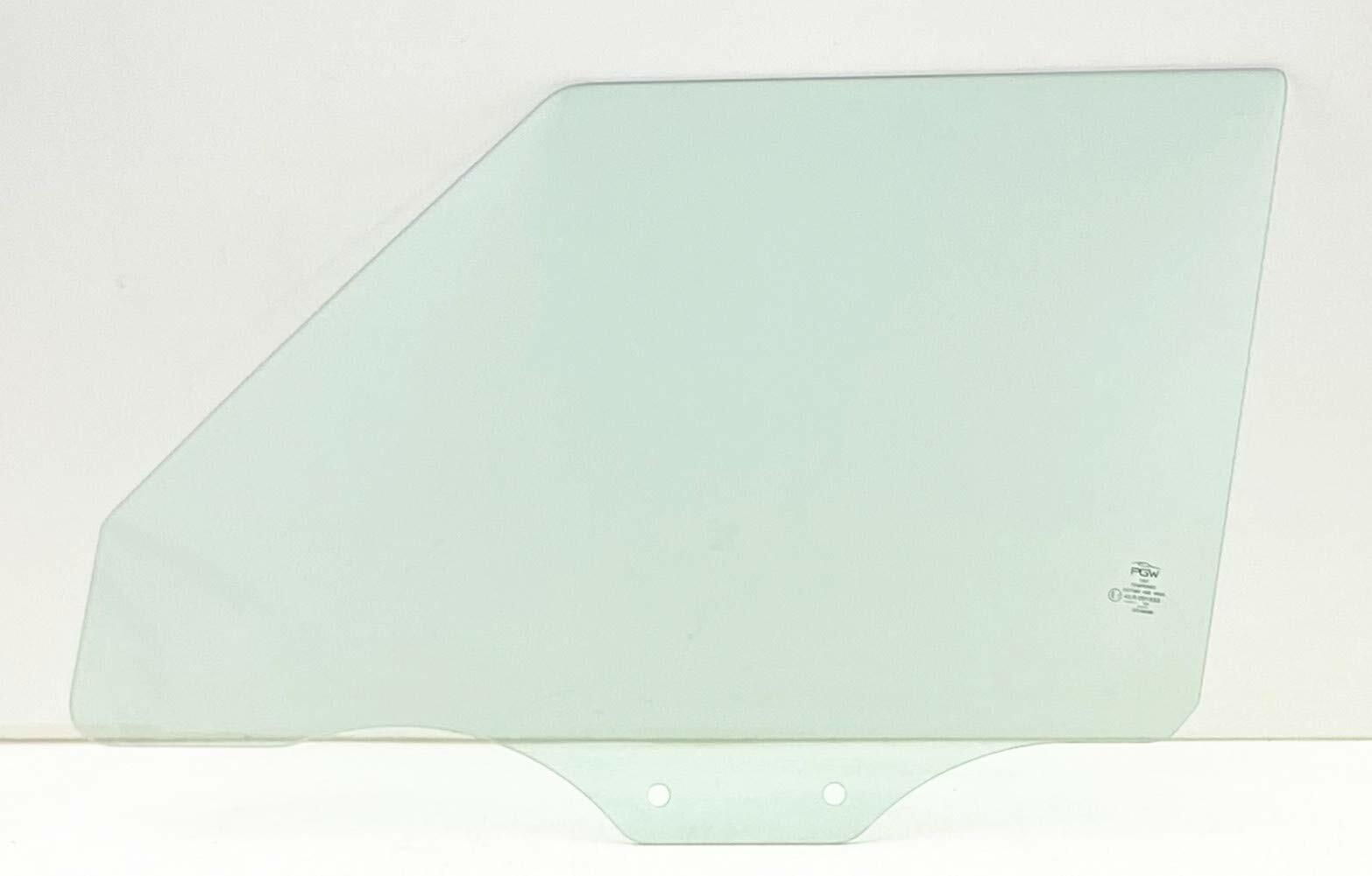 W/O Vent Style Driver Left Side Front Door Window Door Glass Compatible with Jeep Cherokee 4 Door Utility 1997-2001 Models