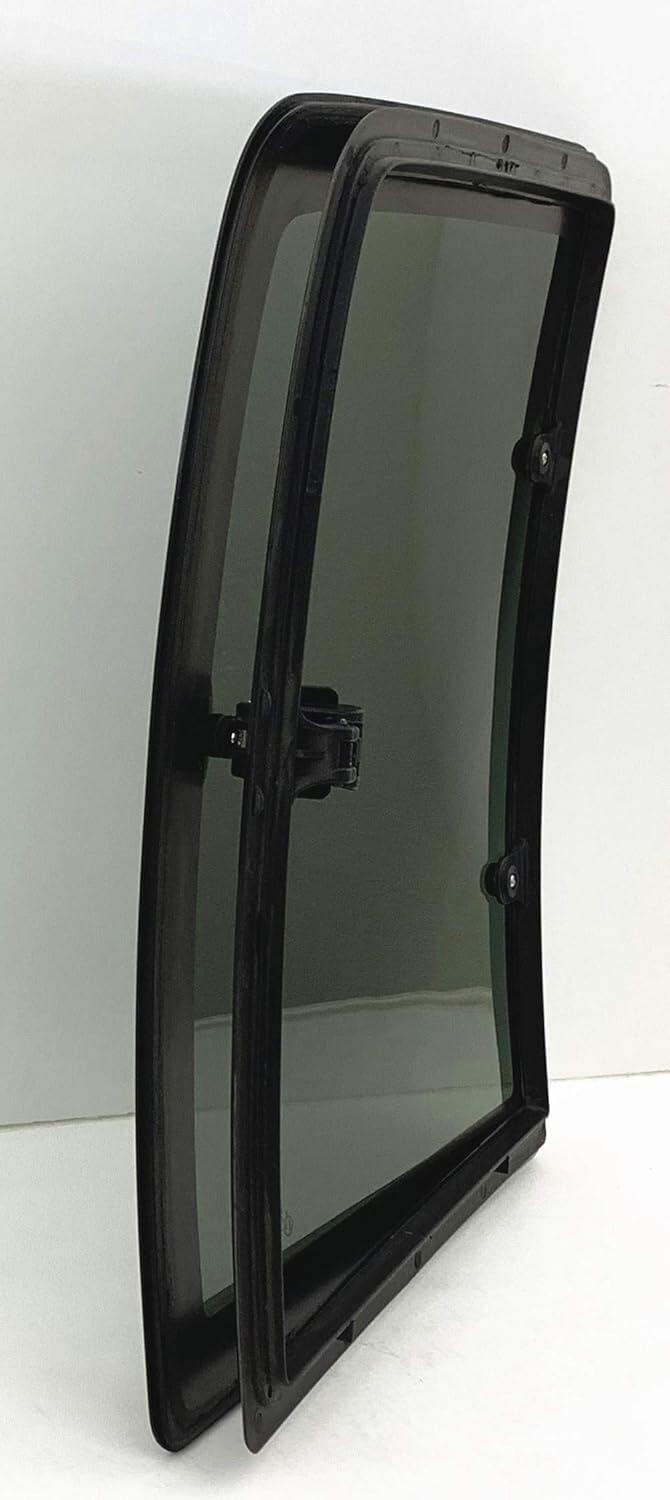 Movable Style Driver Left Side Quarter Window Glass With Frame & Latch Compatible with Chevrolet/GMC Pickup C1500 K1500 1988-1999 / C2500 K2500 C3500 K3500 1988-2000 2-Door Extended Cab Models