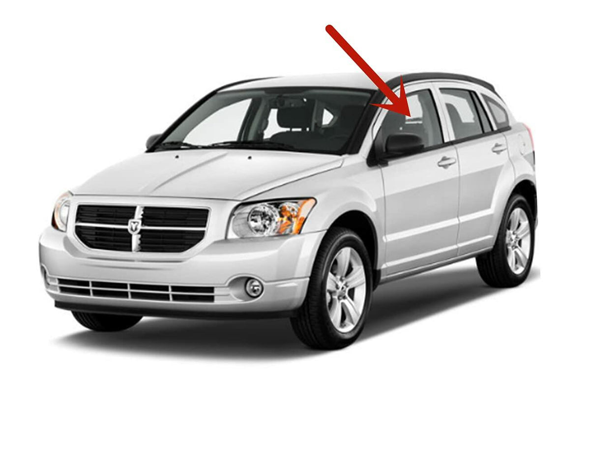 Driver Left Side Front Door Window Door Glass Compatible with Dodge Caliber 2007-2012 Models