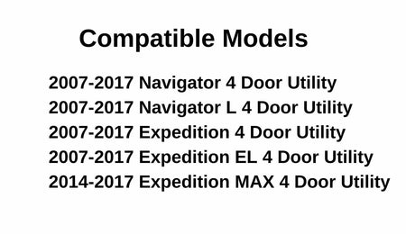 Driver Left Side Front Door Glass Door Window Compatible with Ford Expedition/Lincoln Navigator 2007-2017 Models