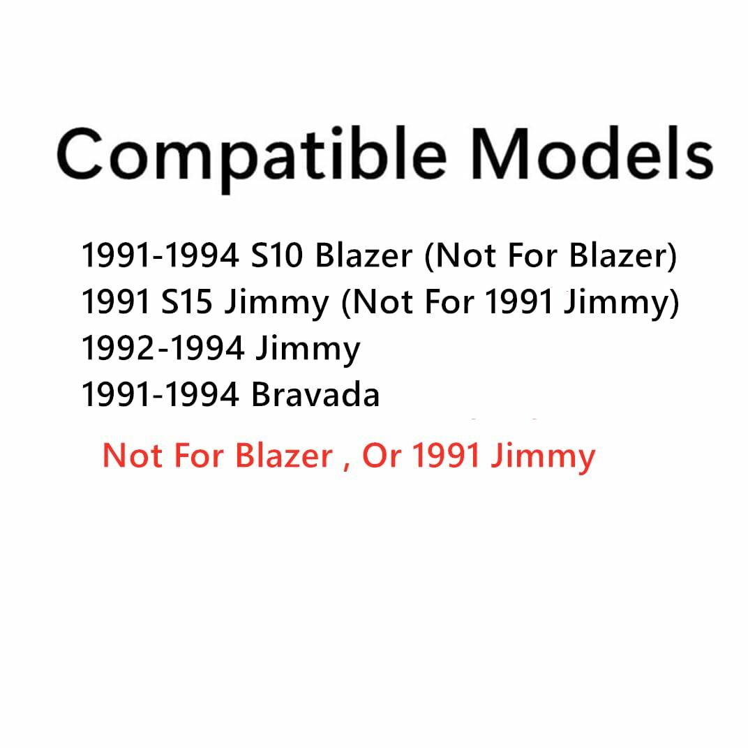 With Wiper Hole Style Heated Back Liftgate Window Back Glass Compatible with Chevrolet S10 Blazer 1991-1994/GMC Jimmy 1992-1994/GMC S15 Jimmy 1991/Compatible with Oldsmobile Bravada 1991-1994 Models