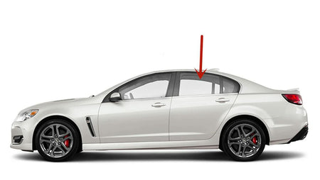 Driver Left Side Rear Door Window Door Glass Compatible with Chevrolet SS 2014-2017 US Models Only