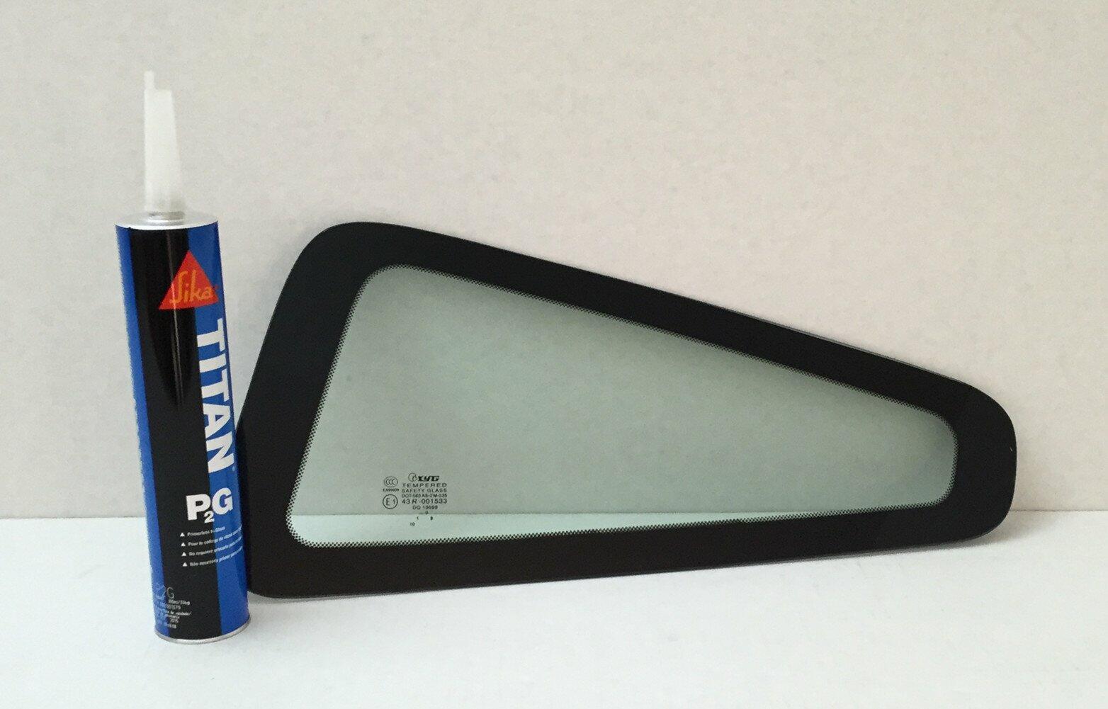 Driver Left Side Quarter Glass Quarter Window Compatible with Ford Mustang 2 Door Coupe 2010-2014 Models