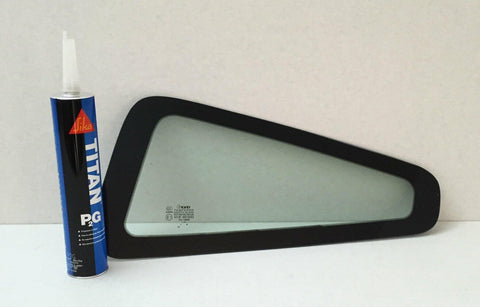 Driver Left Side Quarter Glass Quarter Window Compatible with Ford Mustang 2 Door Coupe 2010-2014 Models