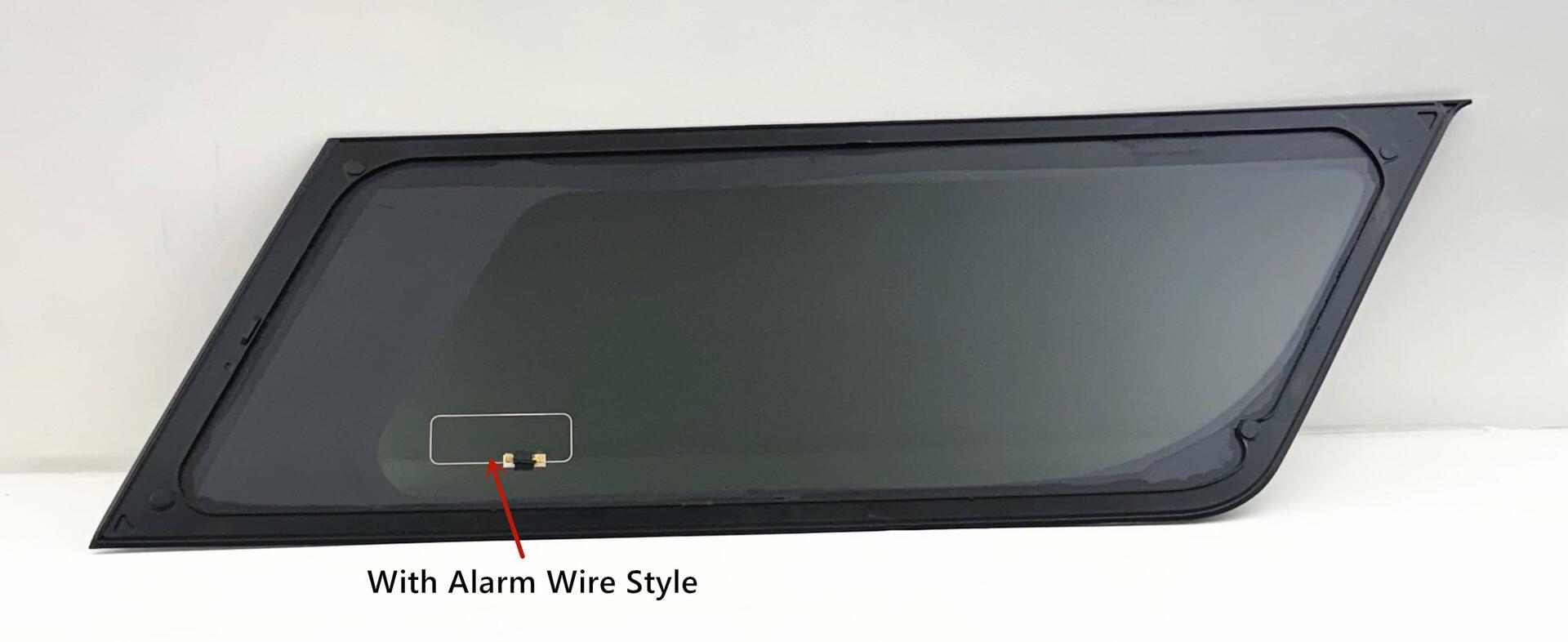 Driver Left Side Rear Quarter Window Quarter Glass With Alarm Wire Compatible with Chevrolet Suburban /GMC Yukon XL 2021-2026 Models (Not For Yukon)