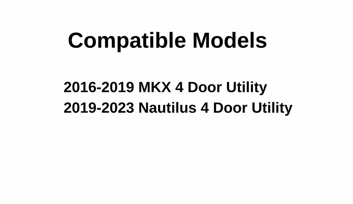 Tempered Passenger Right Side Rear Door Window Door Glass Compatible with Lincoln MKX 2016-2019 Nautilus 2019-2023 Models