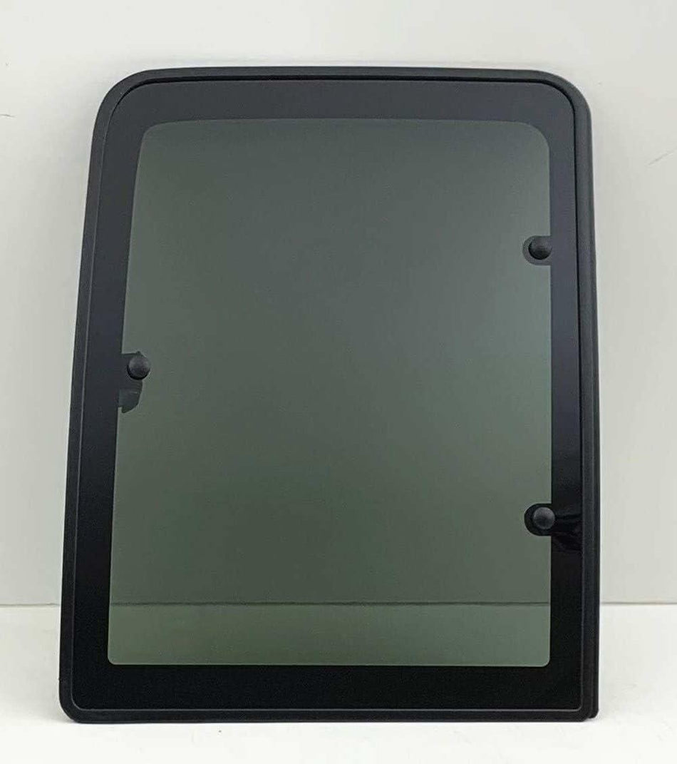 Movable Passenger Right Side Quarter Window Quarter Glass Complete Set Compatible with Chevrolet/GMC Pickup C1500 K1500 1988-1999 / C2500 K2500 C3500 K3500 1988-2000 2 Dr Extended Cab Models