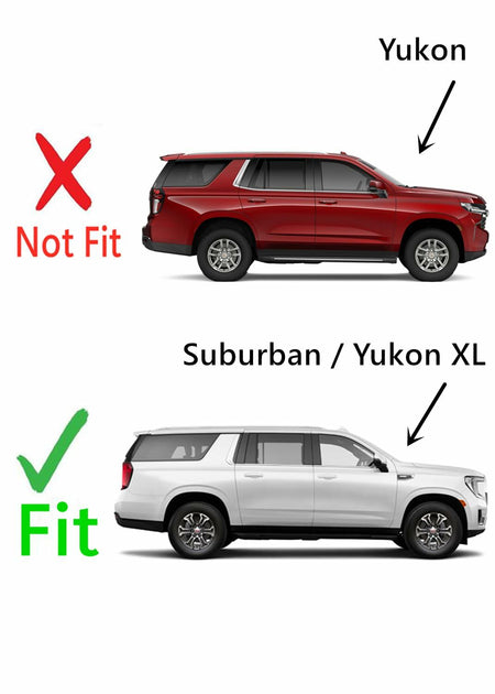Passenger Right Side Rear Quarter Window Quarter Glass With Alarm Wire Compatible with Chevrolet Suburban /GMC Yukon XL 2021-2026 Models (Not For Yukon)