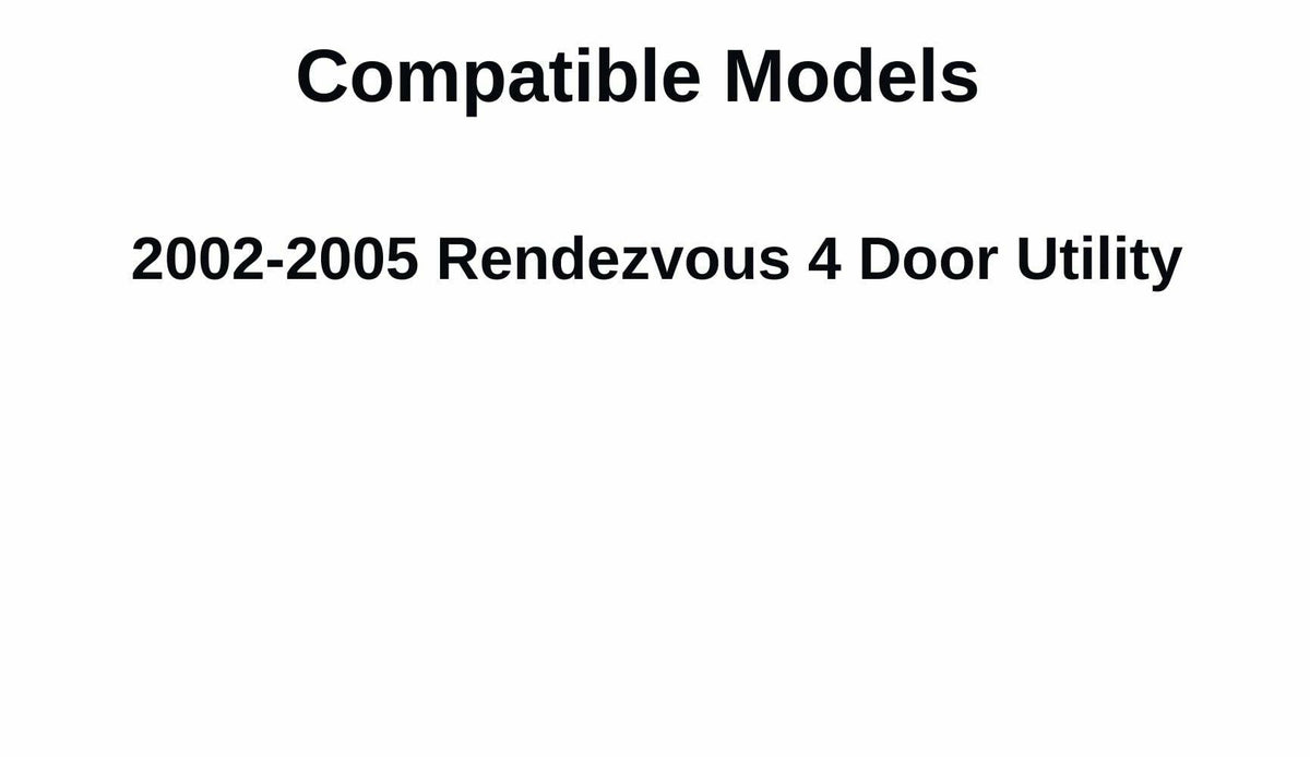 Passenger Right Side Front Door Window Door Glass Compatible with Buick Rendezvous 2002-2005 Models